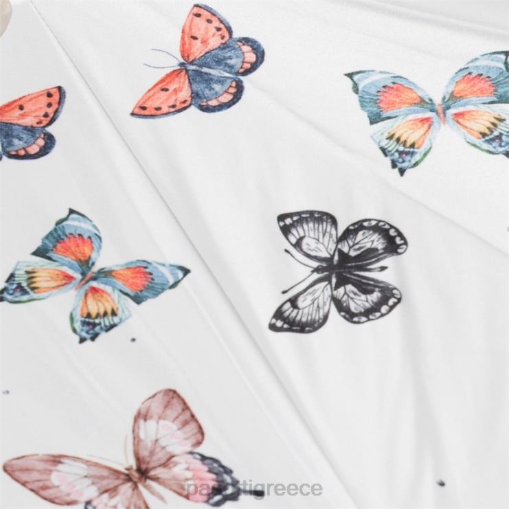 ομπρέλα | PASOTTI 189 5x790-10 p - ομπρέλα πεταλούδας με πορτοκαλί δερμάτινο χερούλι 2N6B8470 γυναίκες